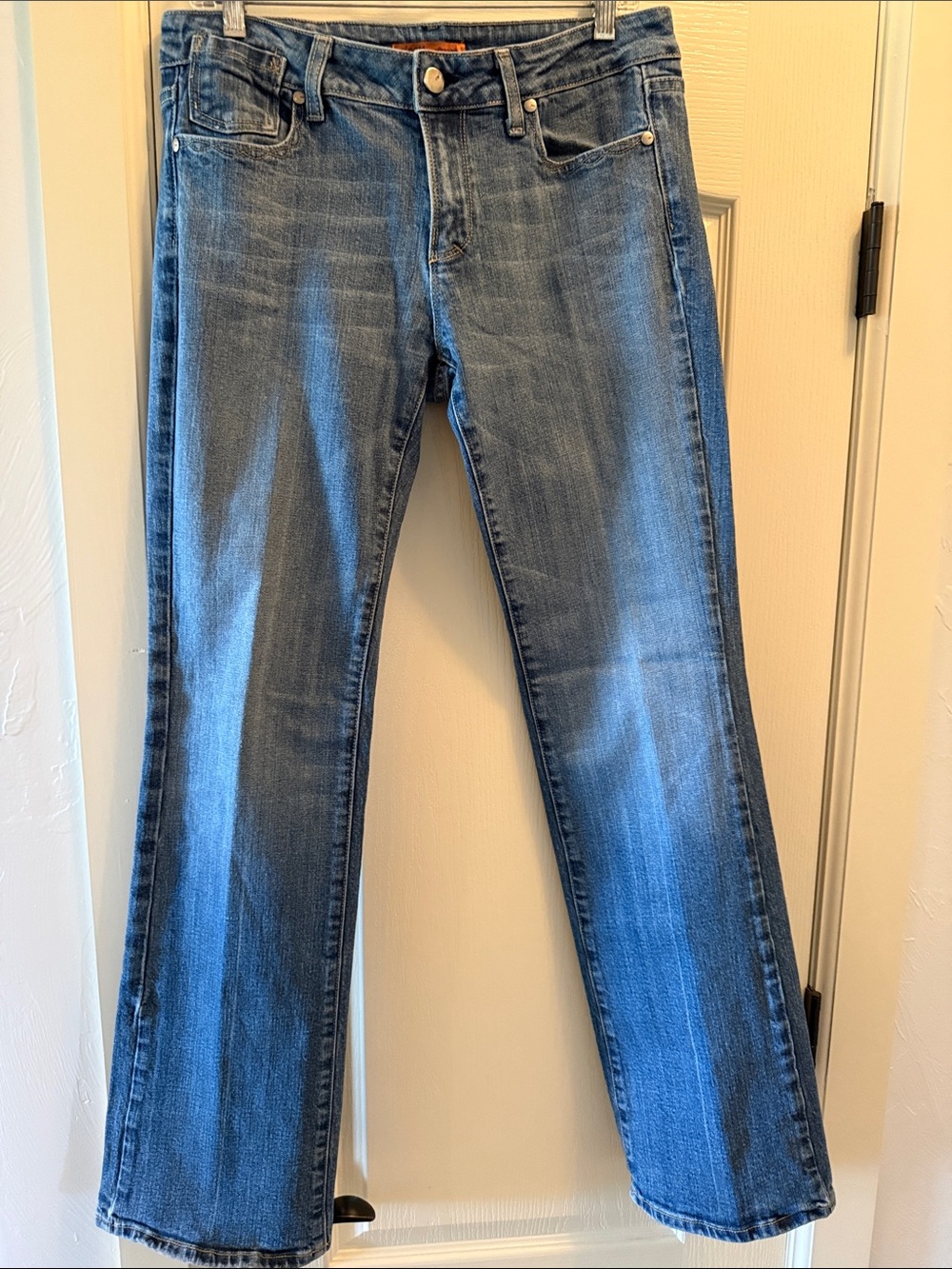 Vigoss 11/12 Medium Blue Straight-Leg Women's Jeans